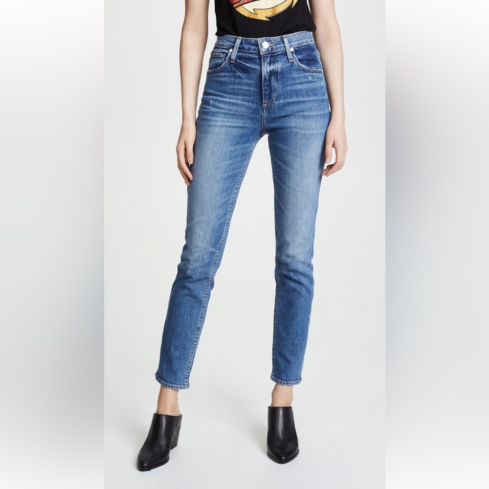 PAIGE Sarah Slim High Rise Jeans Size 27 with 28” inseam